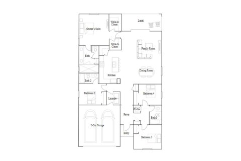 Townhouse floor plan «189SQM SYLVESTER», 4 bedrooms in TRAIL'S EDGE AT BABCOCK RANCH