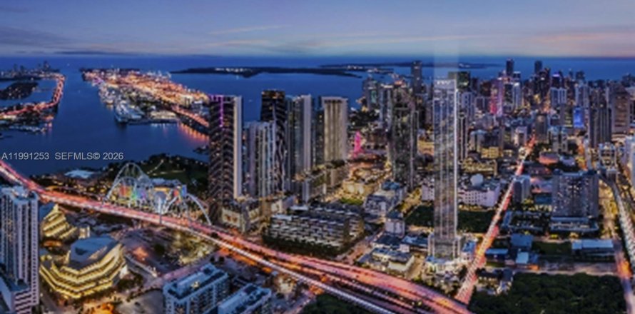 Кондоминиум с 1 спальней в Майами, Флорида № 2056970