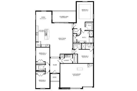 House floor plan «House», 4 bedrooms in Solera at Lakewood Ranch