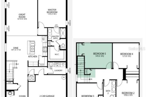 Villa ou maison à vendre à Poinciana, Floride: 5 chambres, 192.49 m2 № 1657057 - photo 3