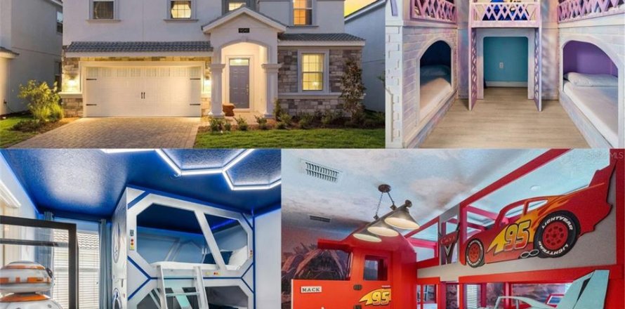 House in Davenport, Florida 9 bedrooms, 363.15 sq.m. № 2394155
