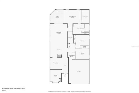 House in Palm Coast, Florida 4 bedrooms, 207.08 sq.m. № 2208043 - photo 2