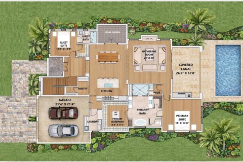 House in Winter Park, Florida 5 bedrooms, 354.24 sq.m. № 2147536 - photo 3