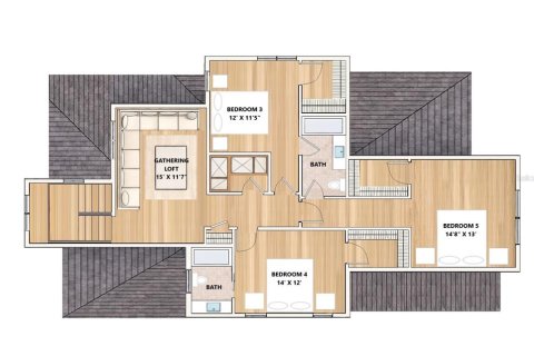 House in Winter Park, Florida 5 bedrooms, 354.24 sq.m. № 2147536 - photo 4