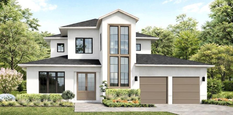 House in Winter Park, Florida 5 bedrooms, 354.24 sq.m. № 2147536
