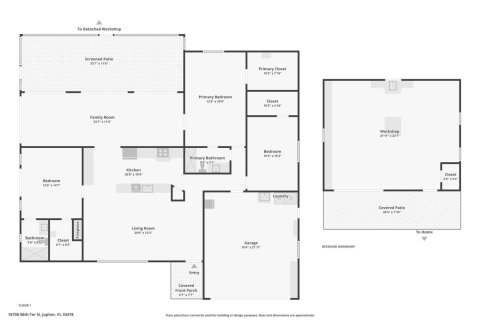 Купить виллу или дом в Юпитер, Флорида 3 комнаты, 192.49м2, № 2249277 - фото 3