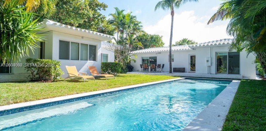 House in Miami Beach, Florida 5 bedrooms, 180.97 sq.m. № 2068298