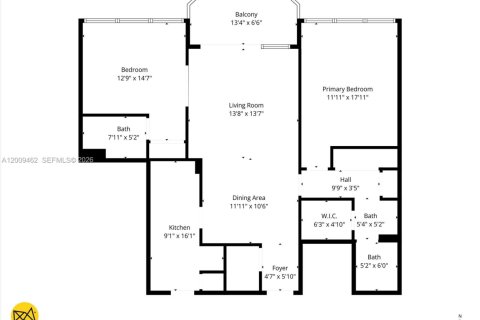 Copropriété à vendre à Aventura, Floride: 2 chambres, 116.22 m2 № 2072587 - photo 6