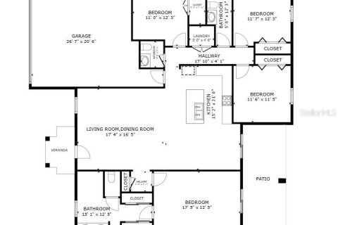 Casa en venta en Kissimmee, Florida, 4 dormitorios, 157 m2 № 1614090 - foto 26