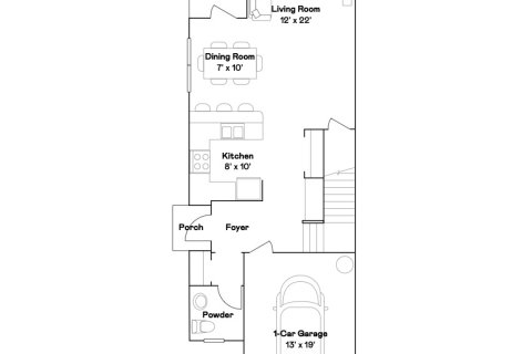 Townhouse in ANGELINE in Land O' Lakes, Florida 3 bedrooms, 166.02 sq.m. № 1877305 - photo 5