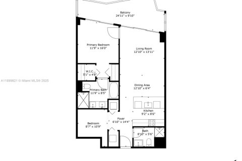 Снять в аренду кондоминиум в Майами, Флорида 1 спальня, 90.77м2, № 1952911 - фото 30