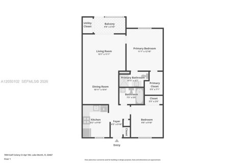 Copropriété à vendre à Lake Worth, Floride: 2 chambres, 73.39 m2 № 2186369 - photo 22