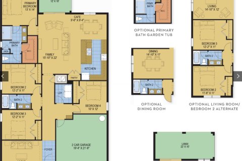 House floor plan «4629 Bernard Boulevard», 4 rooms in Hammock Reserve