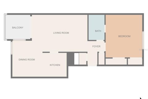 Apartamento en alquiler en Ocala, Florida, 1 dormitorio, 71.44 m2 № 1888439 - foto 2