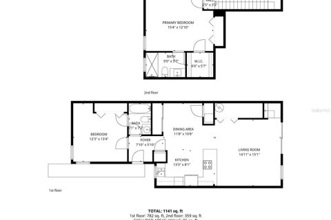 Touwnhouse à louer à Gainesville, Floride: 2 chambres, 111.76 m2 № 2105335 - photo 5