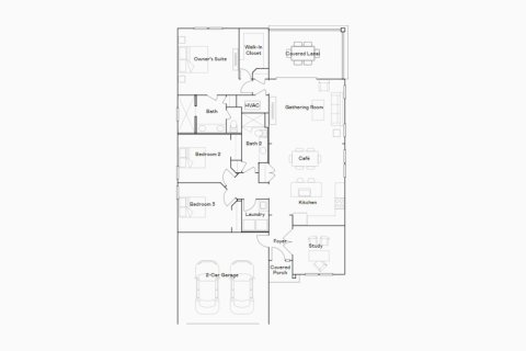 Townhouse floor plan «159SQM HALLE», 3 bedrooms in LIBERTY VILLAGE