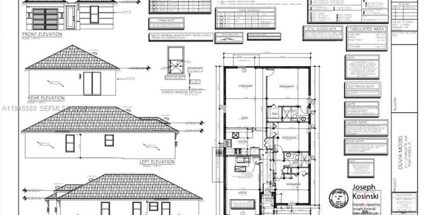 Casa en Fort Myers, Florida 3 dormitorios № 2001686
