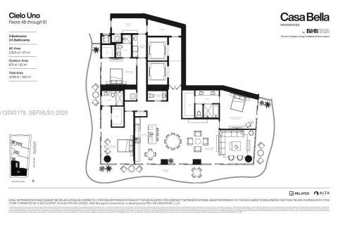 Copropriété à vendre à Miami, Floride: 3 chambres, 271.27 m2 № 2389639 - photo 29