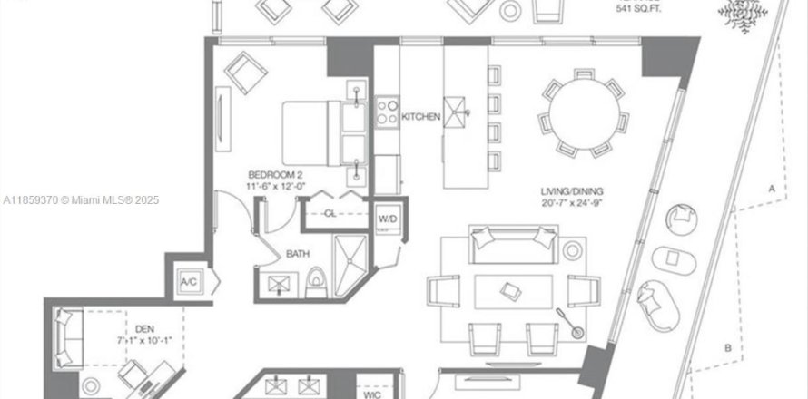 Condo in Miami, Florida, 2 bedrooms № 1887939