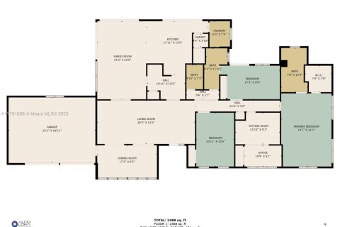 House in Miami, Florida 5 bedrooms, 253.34 sq.m. № 1588474 - photo 23