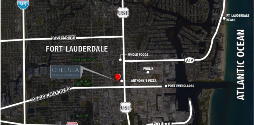 Townhouse in Fort Lauderdale, Florida 3 bedrooms, 171.87 sq.m. № 1029624
