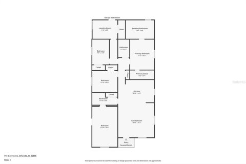 House in Orlando, Florida 4 bedrooms, 135.45 sq.m. № 2221680 - photo 25