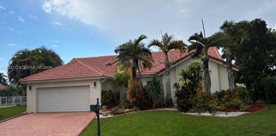 House in Weston, Florida 3 bedrooms, 165.18 sq.m. № 2086512