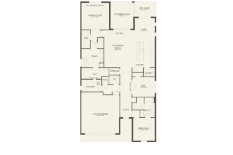 House floor plan «House», 2 bedrooms in Del Webb Bexley