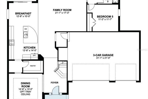 Villa ou maison à vendre à Apopka, Floride: 5 chambres, 346.62 m2 № 2202556 - photo 14