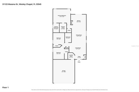 Villa ou maison à louer à Wesley Chapel, Floride: 3 chambres, 120.77 m2 № 2321090 - photo 28