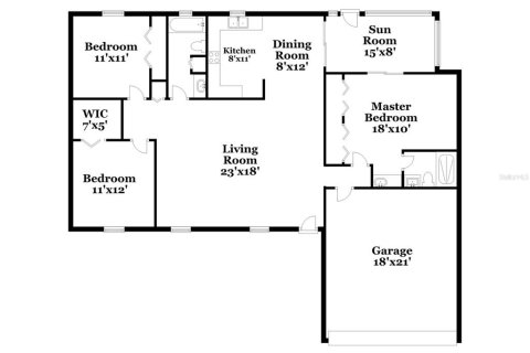 Casa en alquiler en Kissimmee, Florida, 3 dormitorios, 130.62 m2 № 2283434 - foto 16
