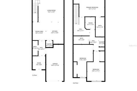 Adosado en alquiler en Land O' Lakes, Florida, 3 dormitorios, 155.43 m2 № 2093594 - foto 15