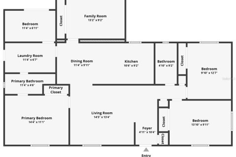 House in Seffner, Florida 4 bedrooms, 141.68 sq.m. № 1740267 - photo 26