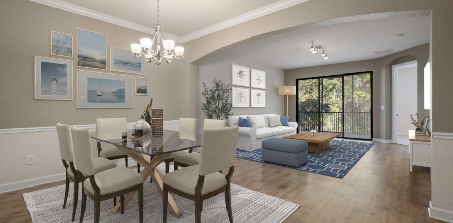 Condo à Saint Augustine, Floride, 3 chambres № 859560