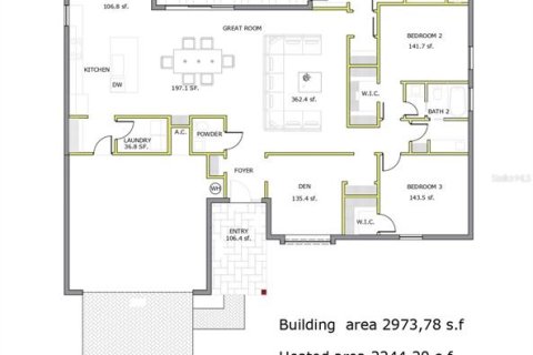 House in Palm Bay, Florida 3 bedrooms, 208.47 sq.m. № 2231489 - photo 2