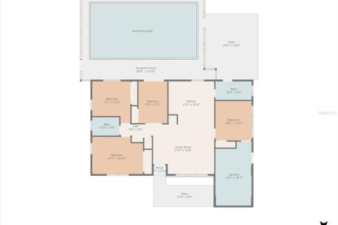 Villa ou maison à louer à Sarasota, Floride: 3 chambres, 124.58 m2 № 2416420 - photo 2