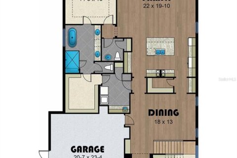 House in Orlando, Florida 4 bedrooms, 291.53 sq.m. № 1784716 - photo 10