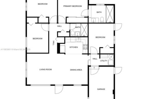 House in Hollywood, Florida 4 bedrooms, 94.2 sq.m. № 1891600 - photo 18