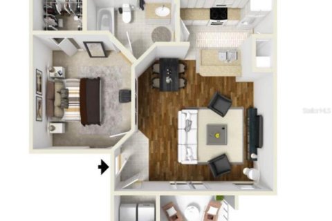 Copropriété à louer à Orlando, Floride: 1 chambre, 49.7 m2 № 2400140 - photo 14