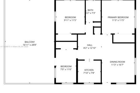 House in Miami, Florida 3 bedrooms, 77.2 sq.m. № 1965258 - photo 23