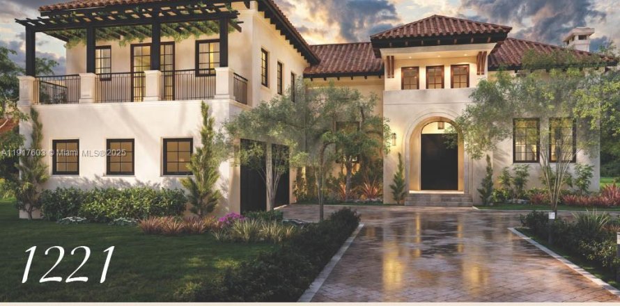 Дом в Корал-Гейблс, Флорида 5 комнат, 347.73м2 № 2017055