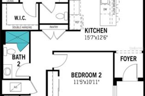 Купить кондоминиум в Венеция, Флорида 5 комнат, 124.58м2, № 1536357 - фото 2