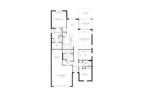 Планировка виллы или дома «198SQM» 3 спальни в ЖК TOHOQUA