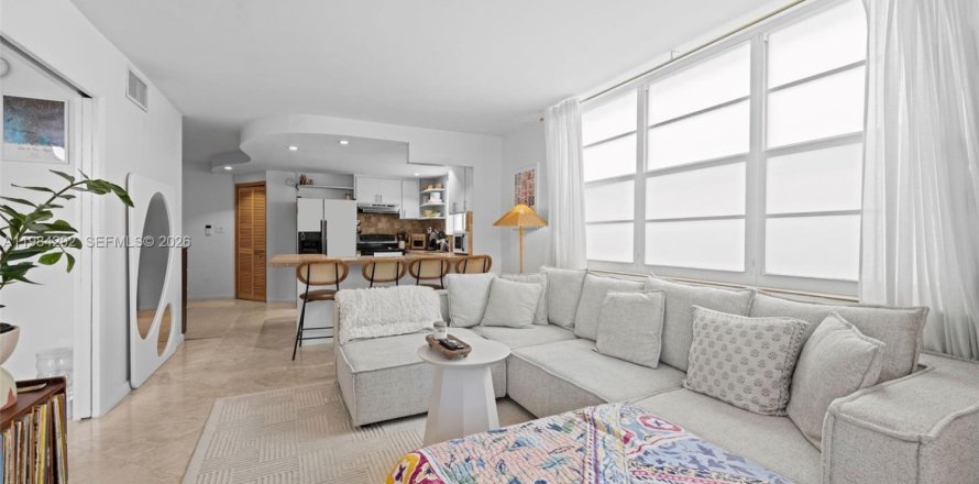 Кондоминиум с 1 спальней в Майами-Бич, Флорида № 2045923