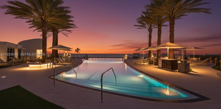 Кондоминиум с 6 комнатами в Форт-Лодердейл, Флорида № 1998213