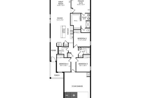 House floor plan «House», 4 bedrooms in Salt Meadows - Premier Series