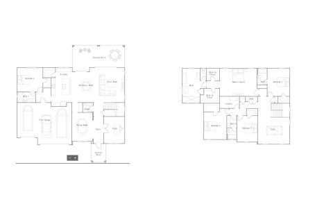 Планировка виллы или дома «House» 5 спален в ЖК Arden - The Waterford Collection