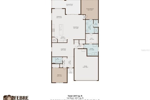 House in Wimauma, Florida 2 bedrooms, 181.72 sq.m. № 2406258 - photo 26