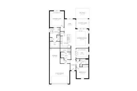 Планировка виллы или дома «191SQM» 3 спальни в ЖК SERENOA LAKES