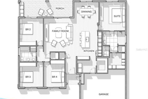House in Ocala, Florida 4 bedrooms, 174.01 sq.m. № 1796921 - photo 24